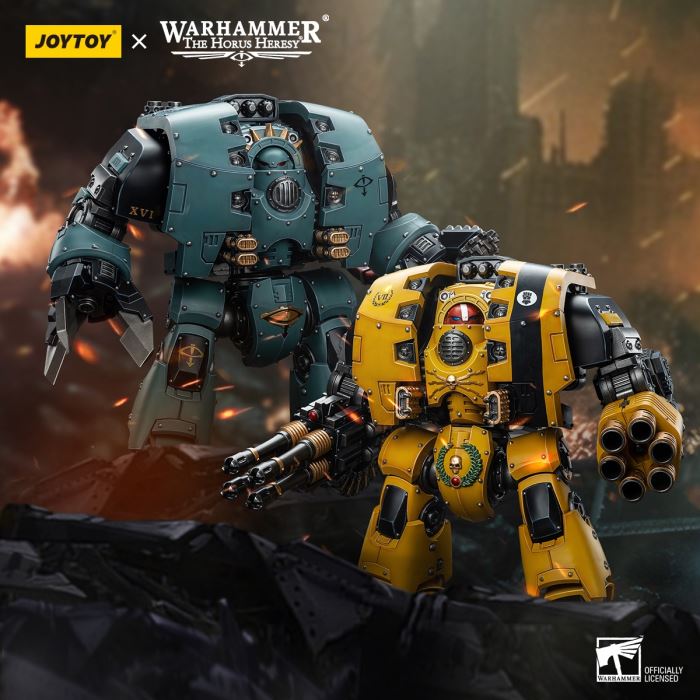 Imperial Fist Leviathan Dreadnought & Son of Horus Leviathan Dreadnought