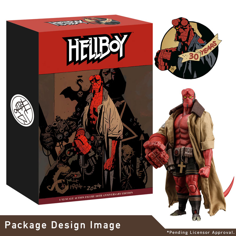 Hellboy 1/12 SCALE ACTION FIGURE 30TH ANNIVERSARY EDITION