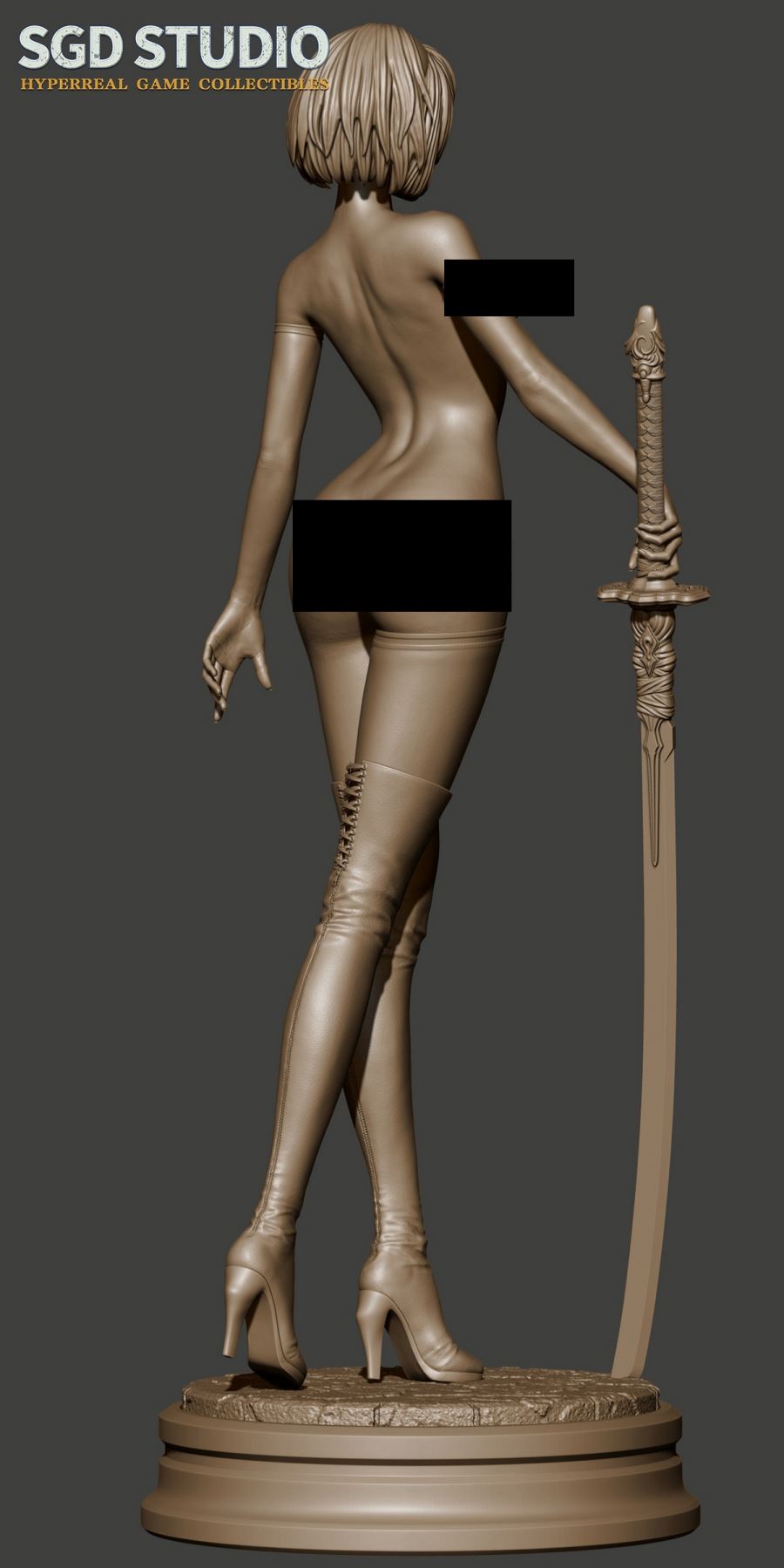 Battle Girl Silicone Statue [SGD002] 1/3