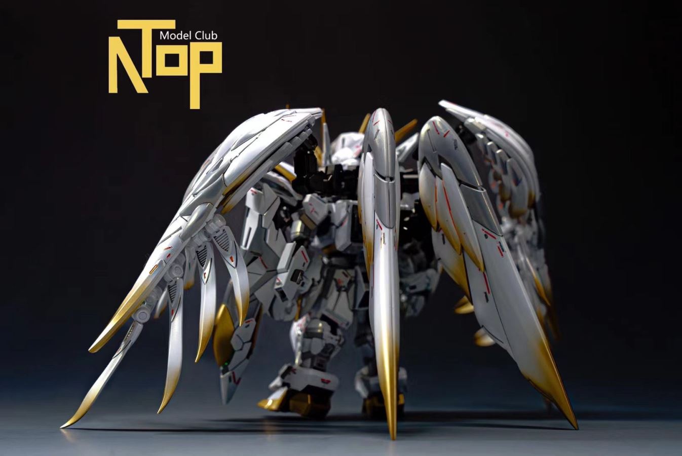 MGSD Wing Gundam Zero Custom Snow White Version with Shortened Twin Buster Rifle