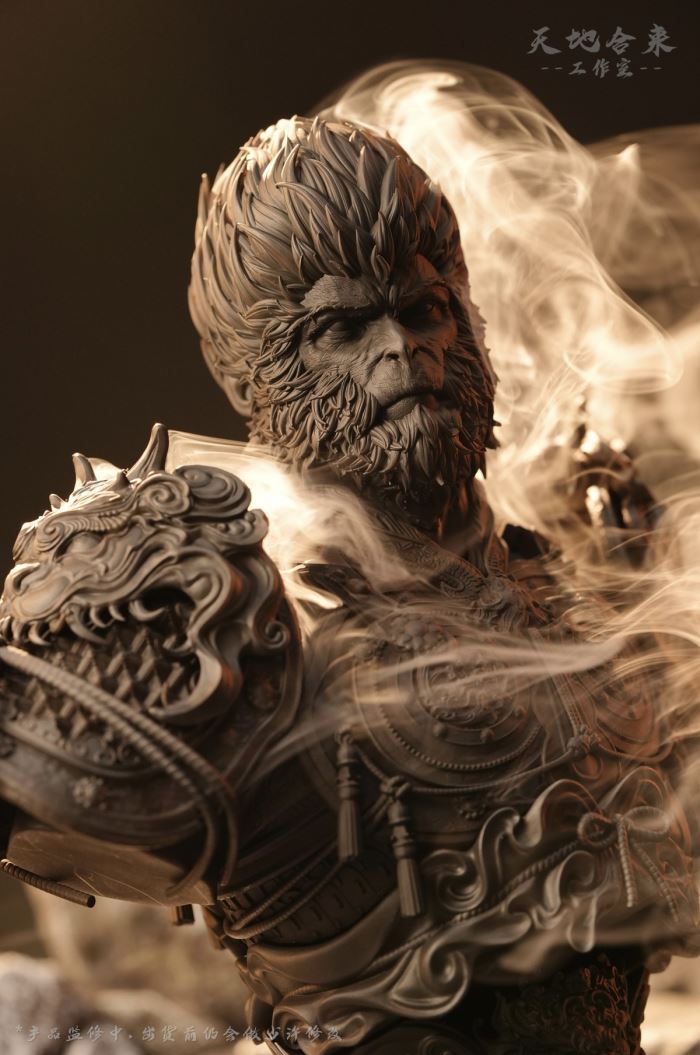 Black Wukong Bust