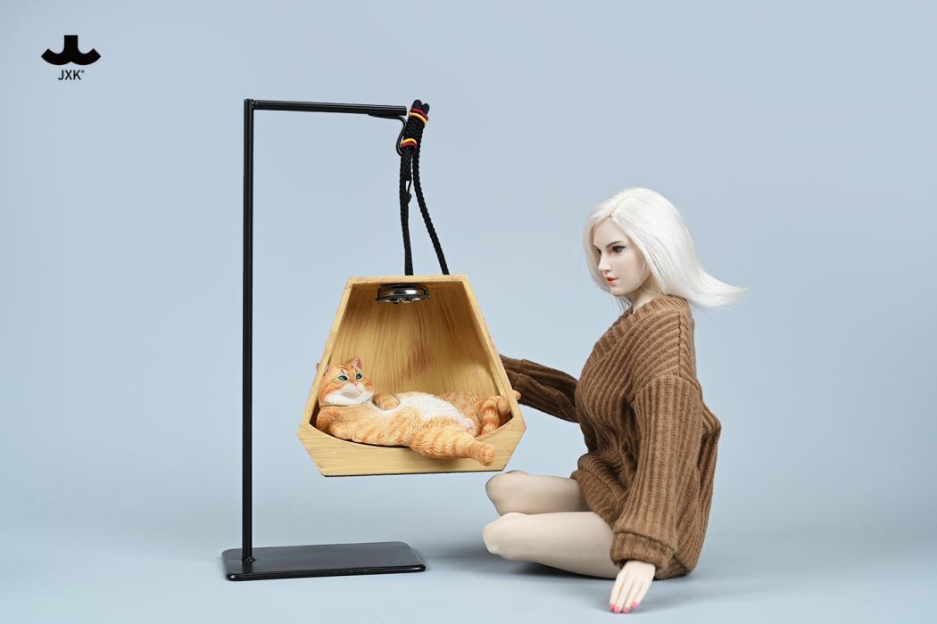 hanging basket lazy cat (JXK217)