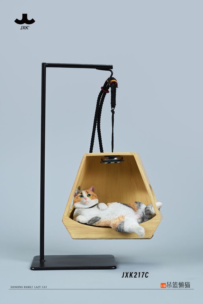 hanging basket lazy cat (JXK217)