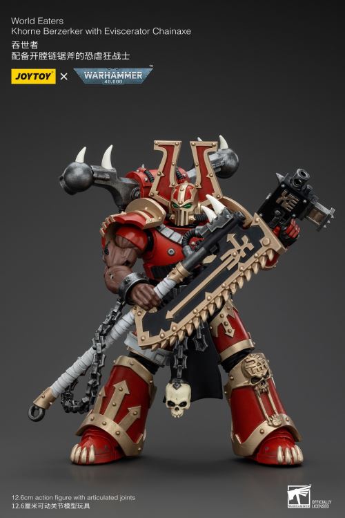 World Eater - Lord Invictus (Steel Bull Rider) / Khorne Berserker 1/18