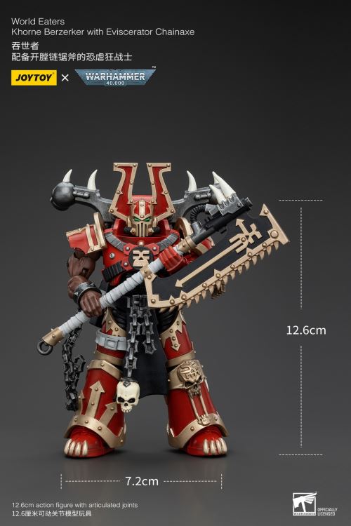 World Eater - Lord Invictus (Steel Bull Rider) / Khorne Berserker 1/18