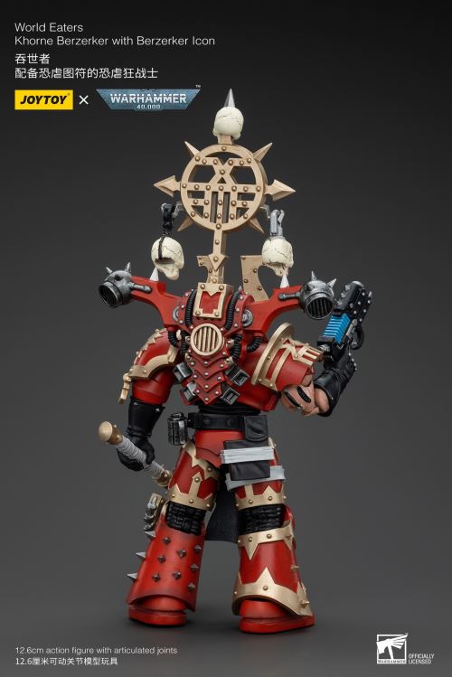 World Eater - Lord Invictus (Steel Bull Rider) / Khorne Berserker 1/18