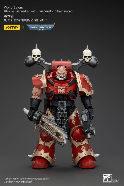 World Eater - Lord Invictus (Steel Bull Rider) / Khorne Berserker 1/18