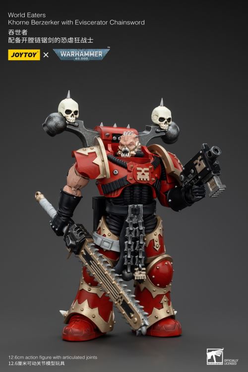 World Eater - Lord Invictus (Steel Bull Rider) / Khorne Berserker 1/18