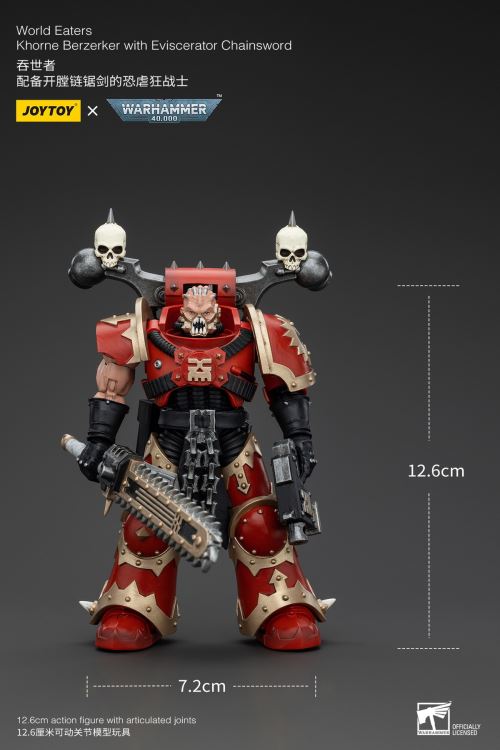 World Eater - Lord Invictus (Steel Bull Rider) / Khorne Berserker 1/18