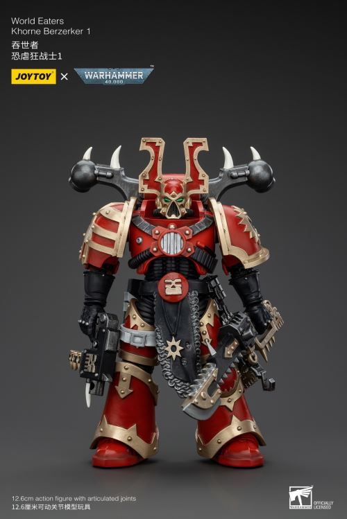 World Eater - Lord Invictus (Steel Bull Rider) / Khorne Berserker 1/18