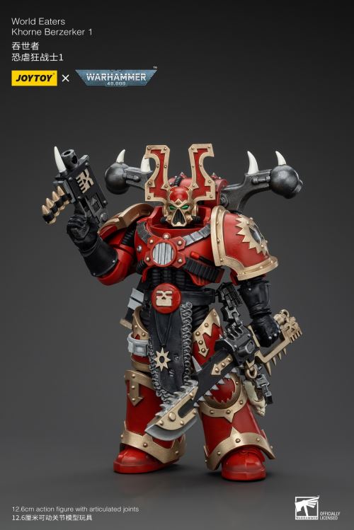 World Eater - Lord Invictus (Steel Bull Rider) / Khorne Berserker 1/18