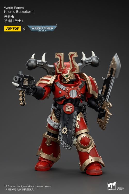 World Eater - Lord Invictus (Steel Bull Rider) / Khorne Berserker 1/18