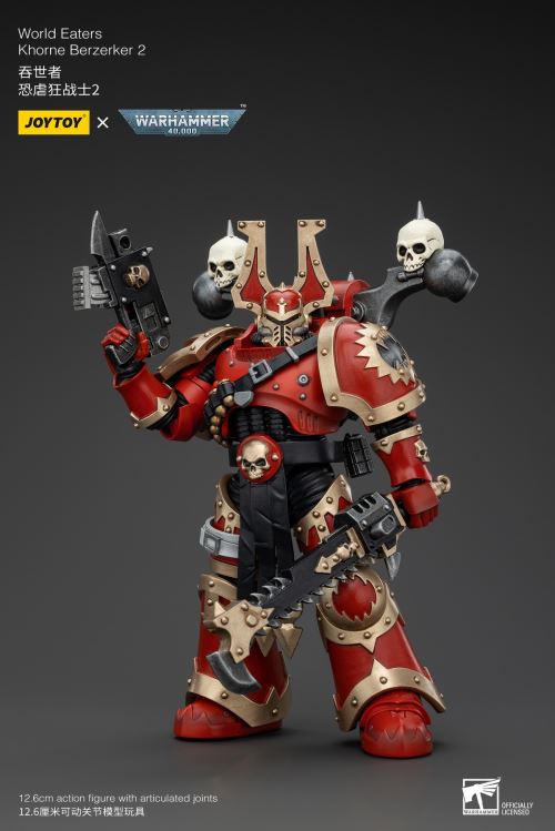 World Eater - Lord Invictus (Steel Bull Rider) / Khorne Berserker 1/18