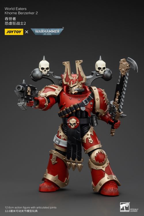 World Eater - Lord Invictus (Steel Bull Rider) / Khorne Berserker 1/18