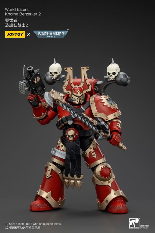 World Eater - Lord Invictus (Steel Bull Rider) / Khorne Berserker 1/18