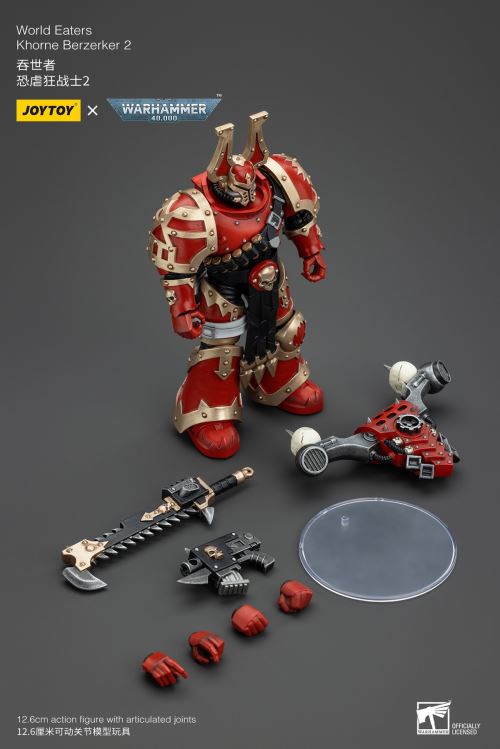 World Eater - Lord Invictus (Steel Bull Rider) / Khorne Berserker 1/18