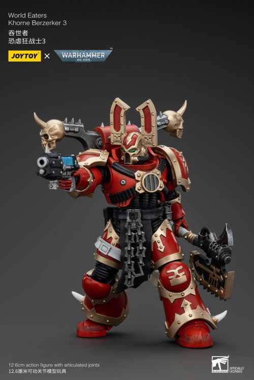 World Eater - Lord Invictus (Steel Bull Rider) / Khorne Berserker 1/18