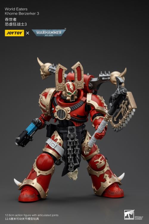 World Eater - Lord Invictus (Steel Bull Rider) / Khorne Berserker 1/18