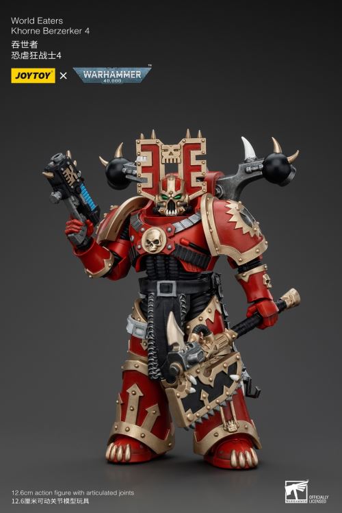 World Eater - Lord Invictus (Steel Bull Rider) / Khorne Berserker 1/18