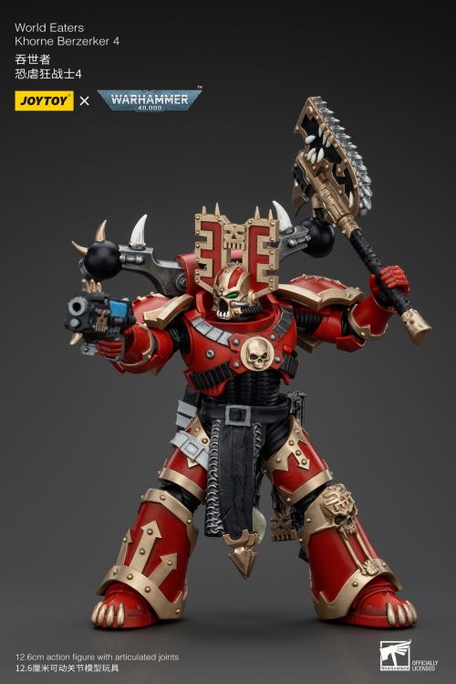World Eater - Lord Invictus (Steel Bull Rider) / Khorne Berserker 1/18