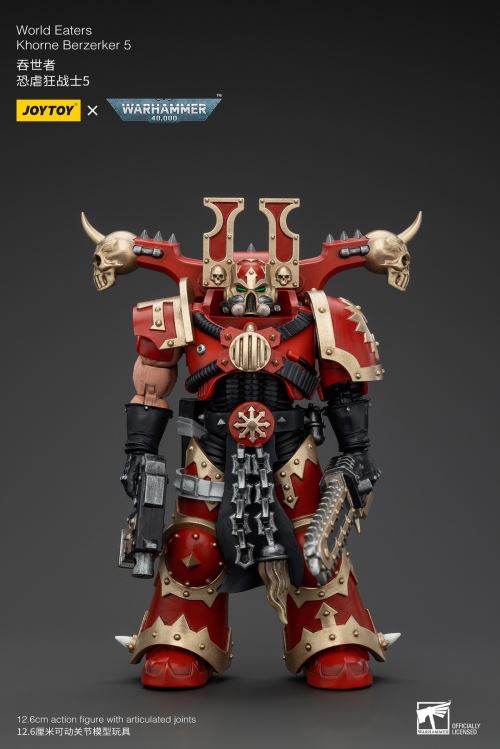 World Eater - Lord Invictus (Steel Bull Rider) / Khorne Berserker 1/18