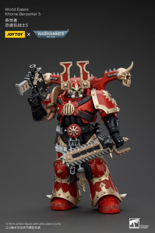 World Eater - Lord Invictus (Steel Bull Rider) / Khorne Berserker 1/18