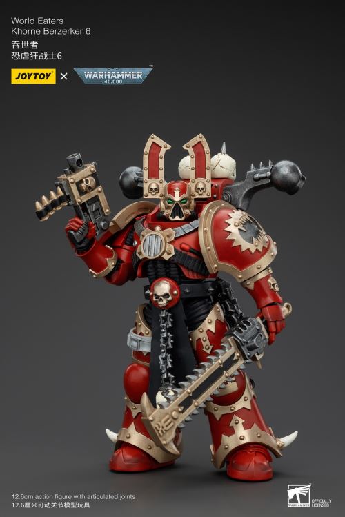 World Eater - Lord Invictus (Steel Bull Rider) / Khorne Berserker 1/18