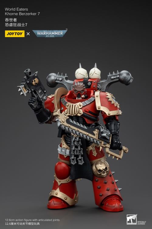 World Eater - Lord Invictus (Steel Bull Rider) / Khorne Berserker 1/18