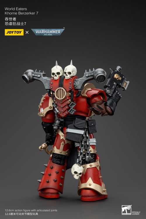 World Eater - Lord Invictus (Steel Bull Rider) / Khorne Berserker 1/18