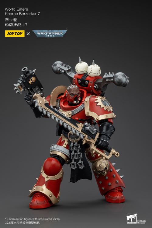 World Eater - Lord Invictus (Steel Bull Rider) / Khorne Berserker 1/18