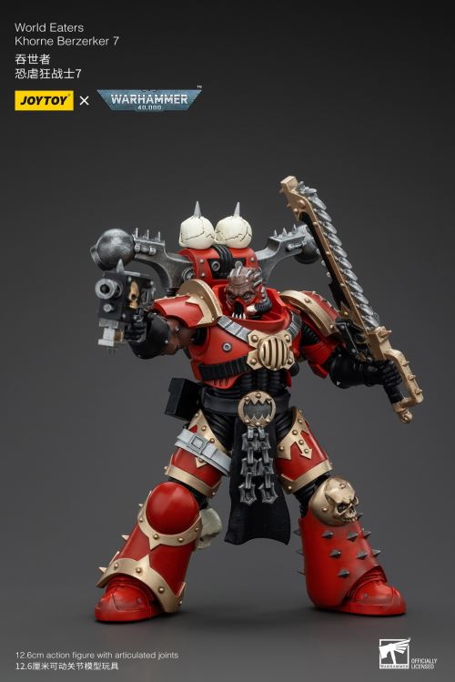 World Eater - Lord Invictus (Steel Bull Rider) / Khorne Berserker 1/18