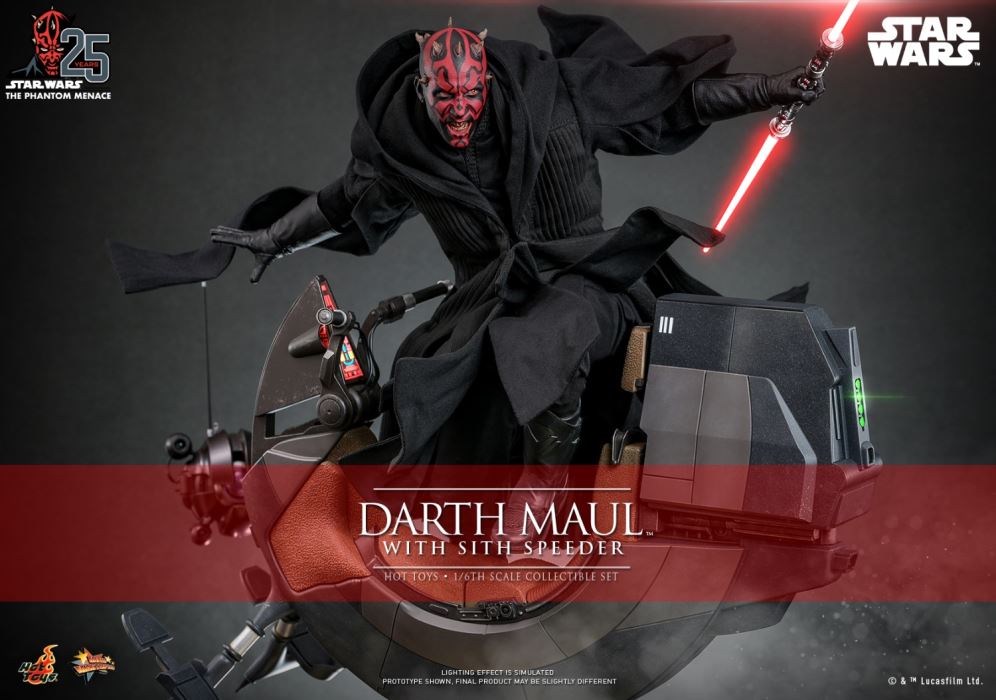 Star Wars Episode 1: The Phantom Menace Darth Maul Flying Bike 1/6