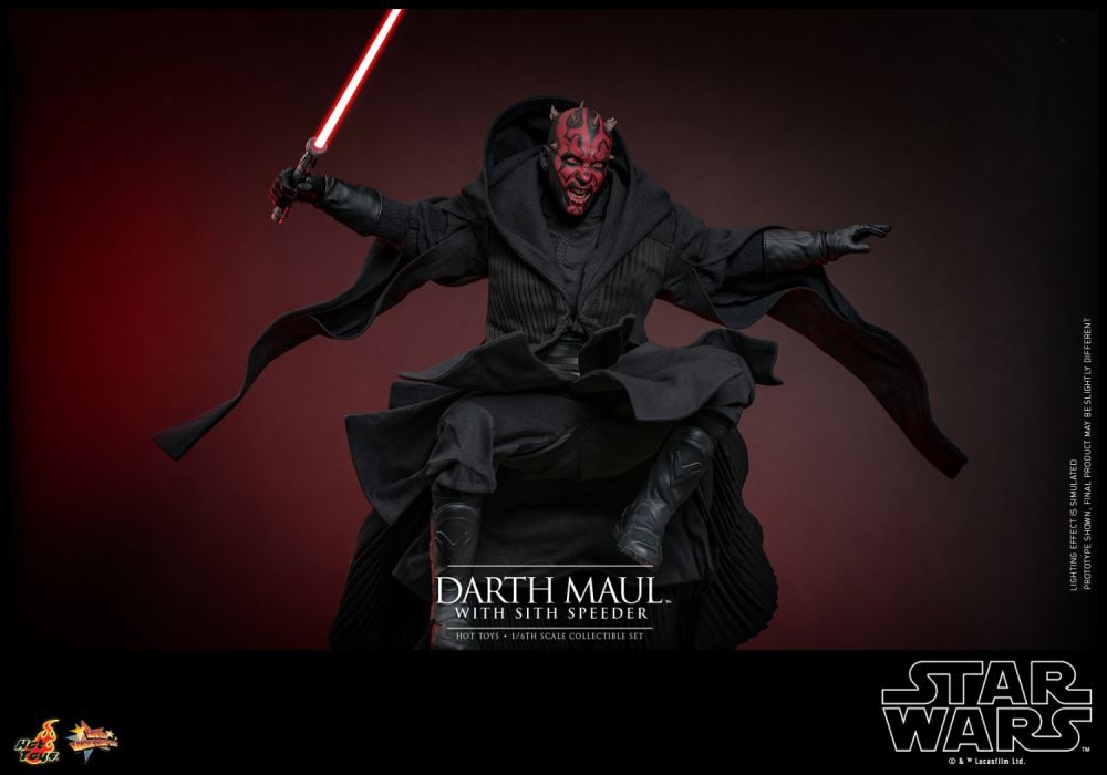 Star Wars Episode 1: The Phantom Menace Darth Maul Flying Bike 1/6