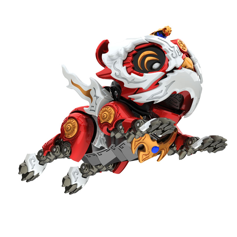 XWS-0001 Shishimai (Red) Alloy Posable Figure