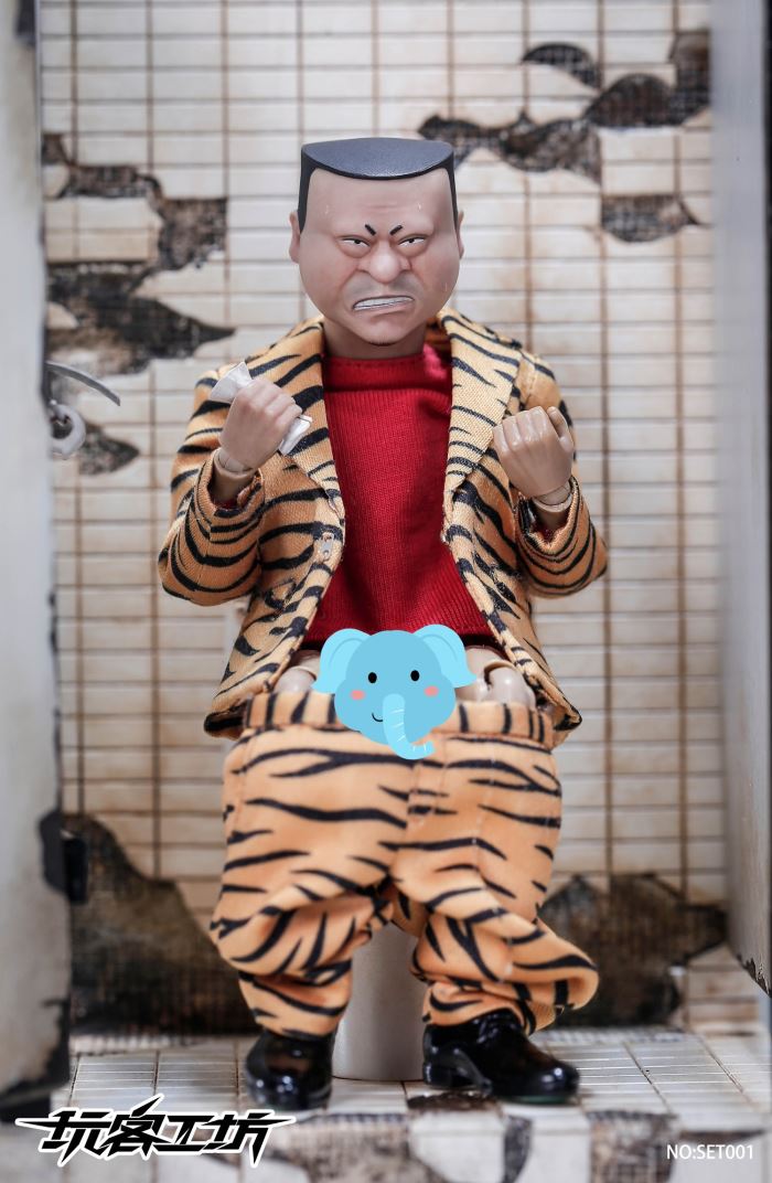 Hold it, old man! Cartoon style head sculpt