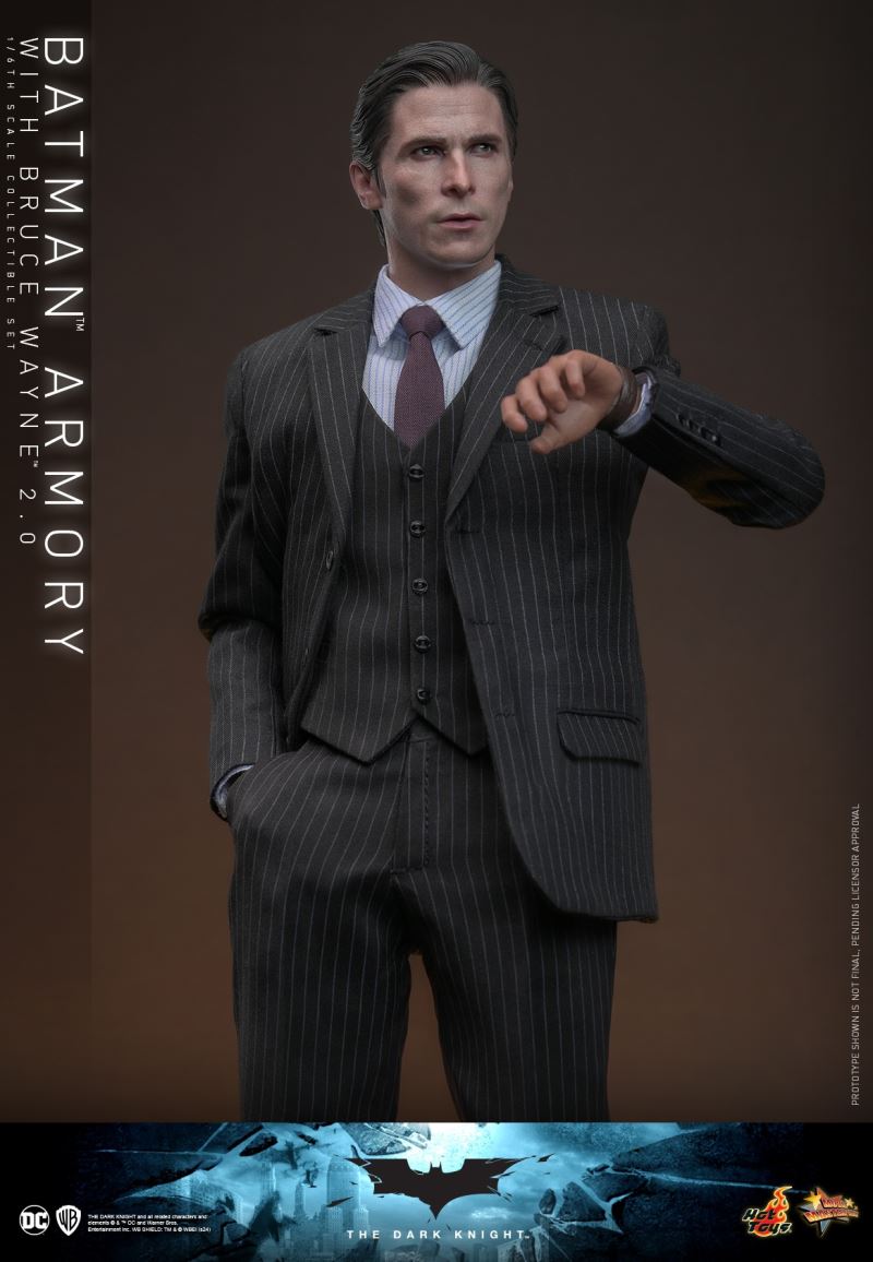 THE DARK KNIGHT BATMAN ARMORY WITH BRUCE WAYNE (2.0) 1/6