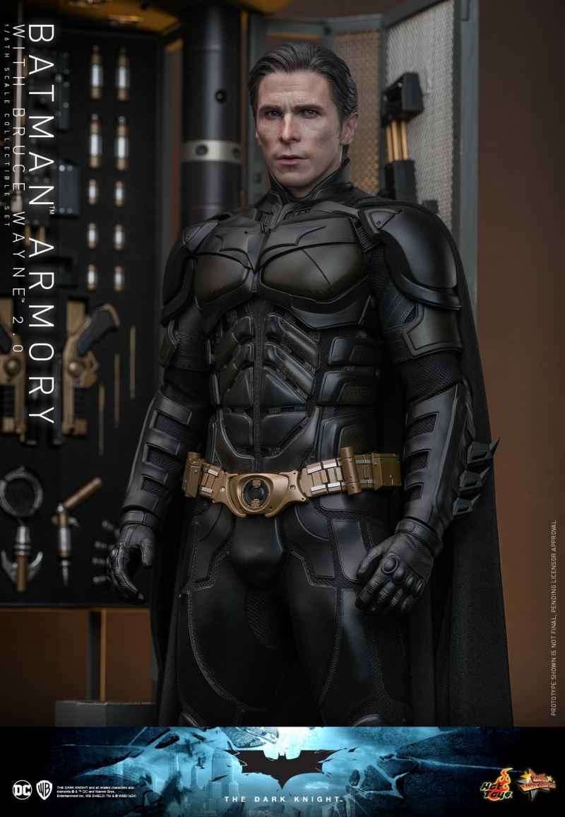 THE DARK KNIGHT BATMAN ARMORY WITH BRUCE WAYNE (2.0) 1/6