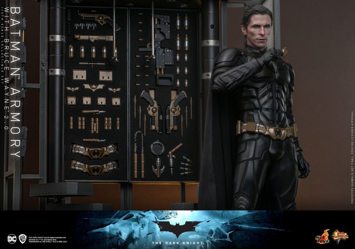 THE DARK KNIGHT BATMAN ARMORY WITH BRUCE WAYNE (2.0) 1/6