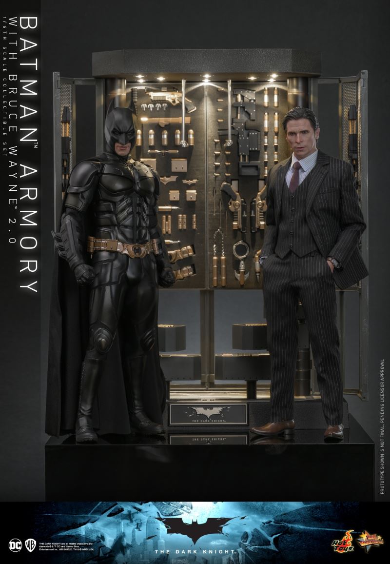 THE DARK KNIGHT BATMAN ARMORY WITH BRUCE WAYNE (2.0) 1/6