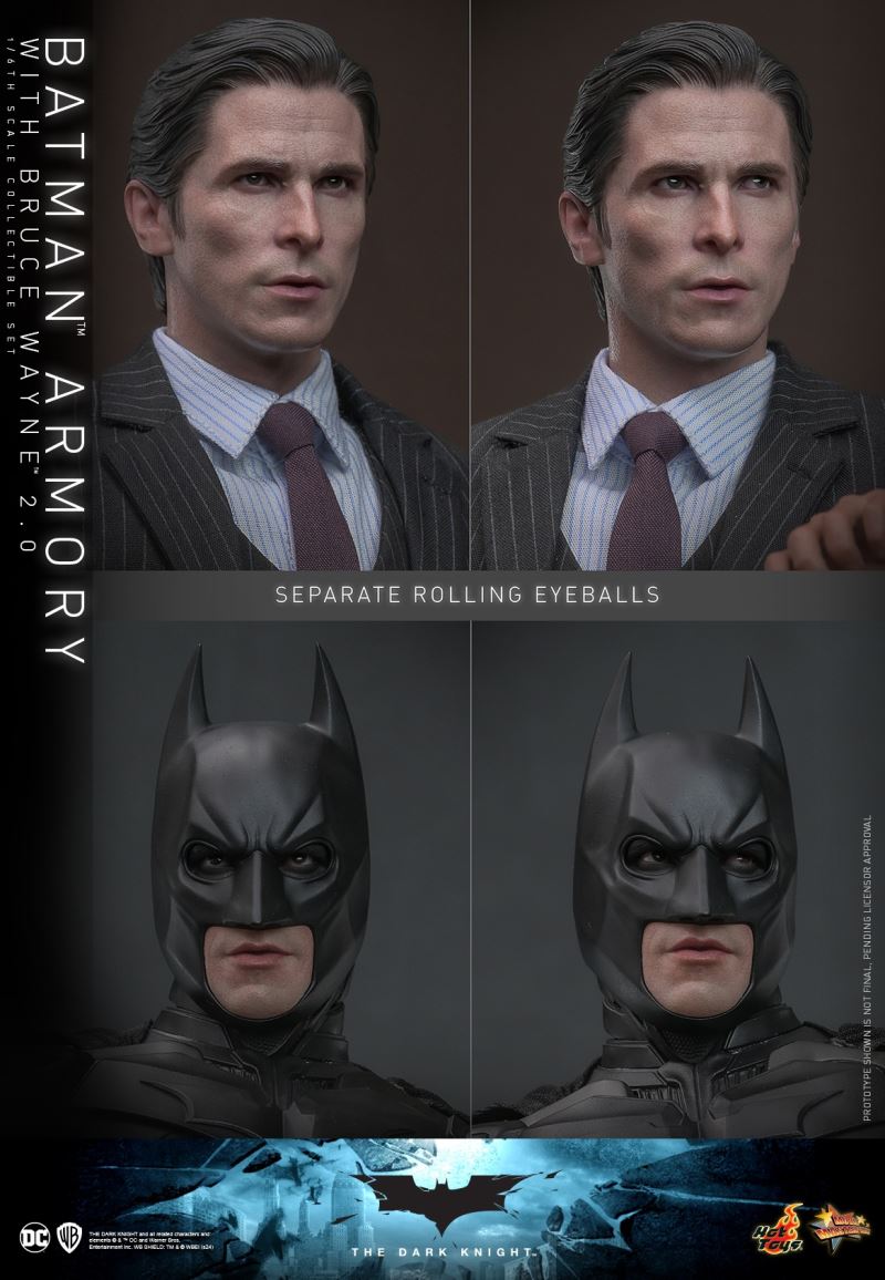 THE DARK KNIGHT BATMAN ARMORY WITH BRUCE WAYNE (2.0) 1/6
