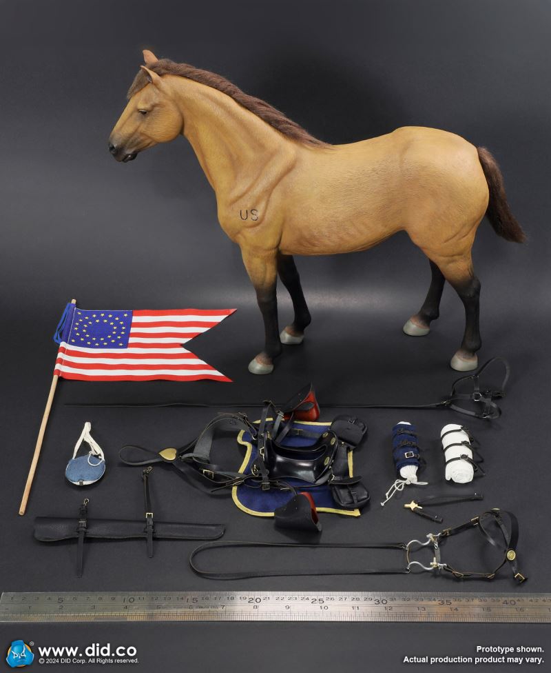 Civil War Brown Warhorse 1/6
