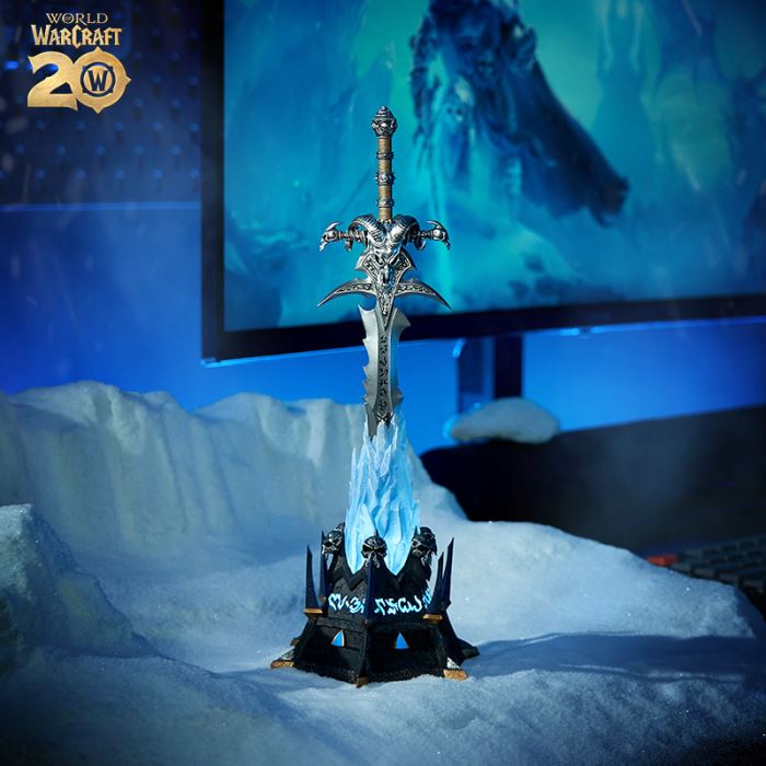 World of Warcraft 20th Anniversary Frostmourne Metal Replica Ornament