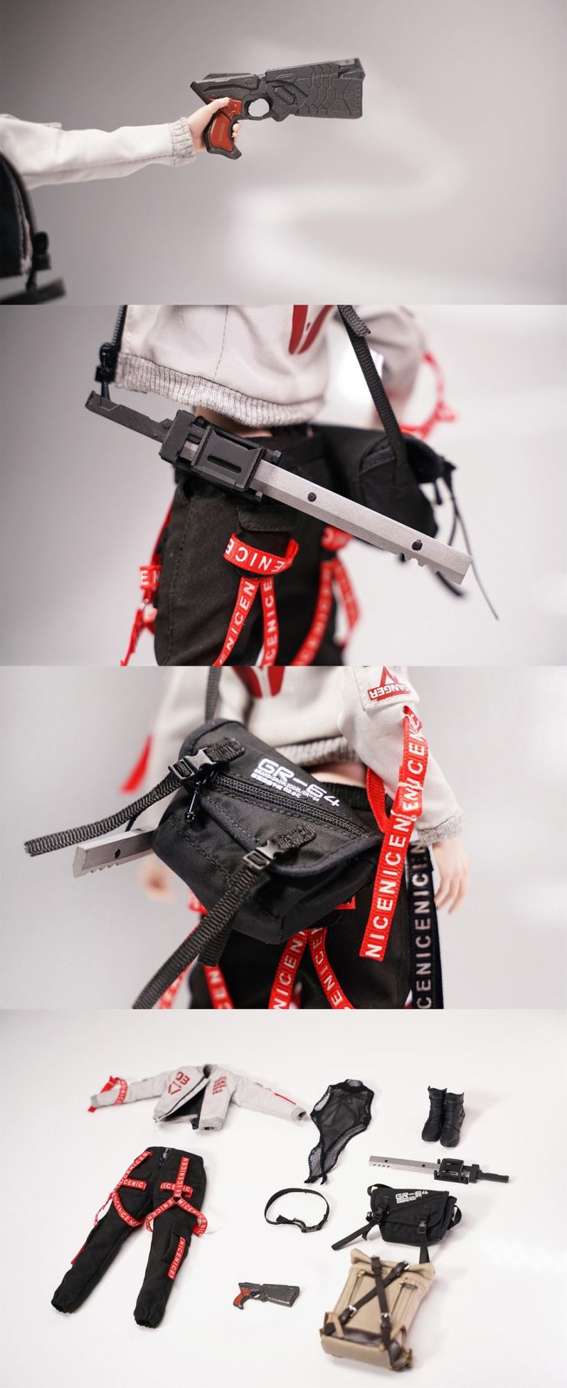 Hollow Investigator Functional Costume NU001A & NU001B Hollow Outpost Scene NU002 1/6