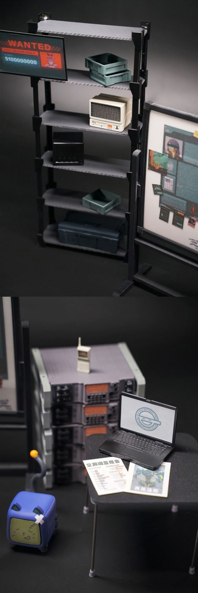 Hollow Investigator Functional Costume NU001A & NU001B Hollow Outpost Scene NU002 1/6