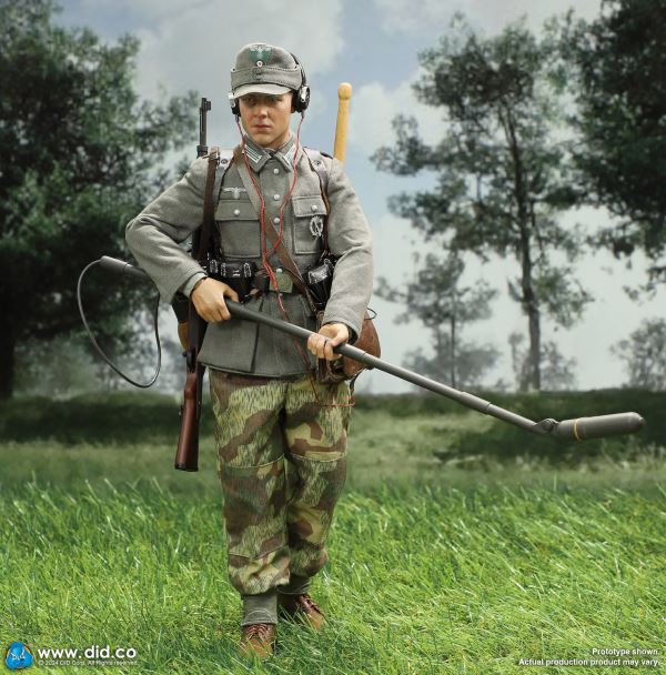 German Wehrmacht Mine Detector Private Jurgen Neumann 1/6