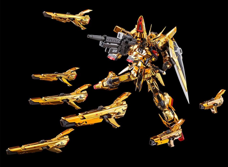 RG 1/144 Akatsuki Gundam Shiranui Pack & HG Zeus Silhouette Connection Parts