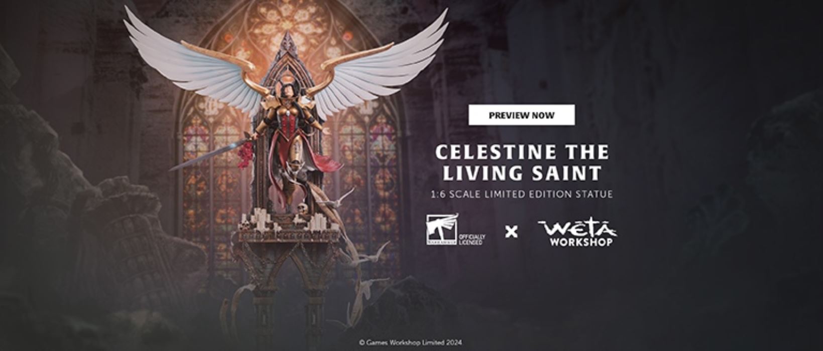 Warhammer 40K - Celestine the Living Saint 1/6