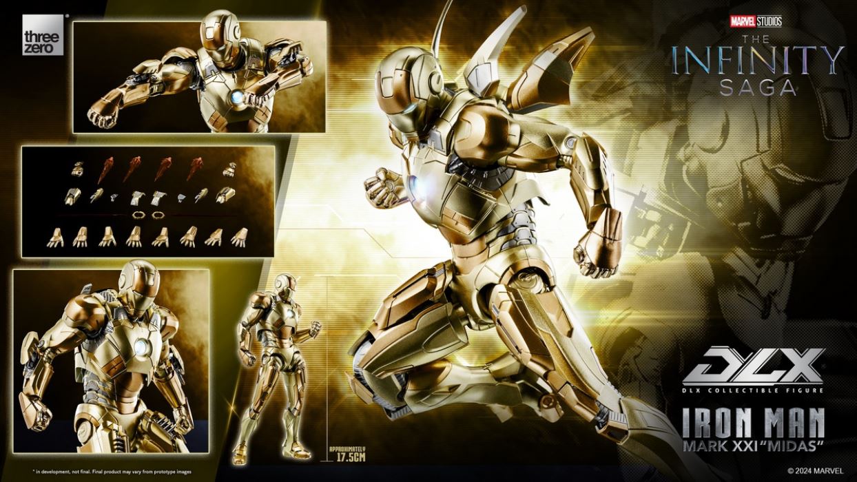 Marvel Infinity Saga DLX Iron Man Mark 21 Midas