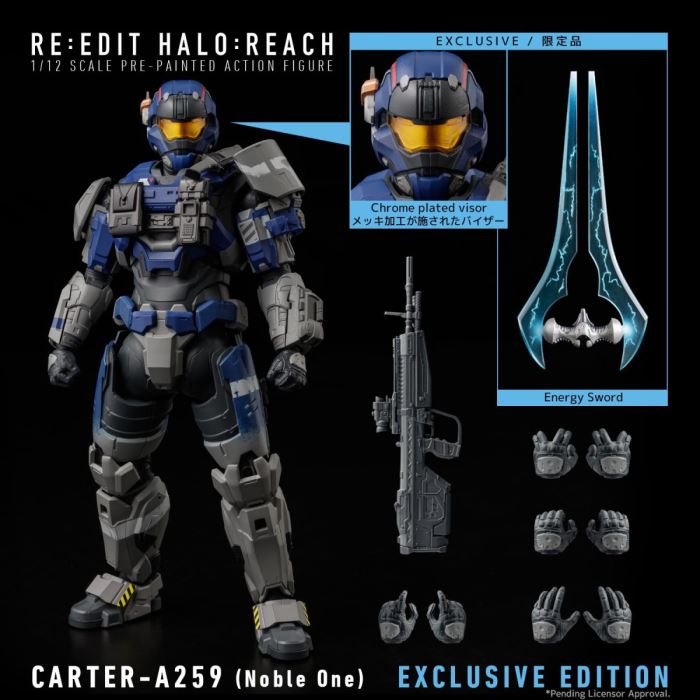 RE:EDIT HALO: REACH 1/12 SCALE CARTER-A259 (Noble One) Limited Edition