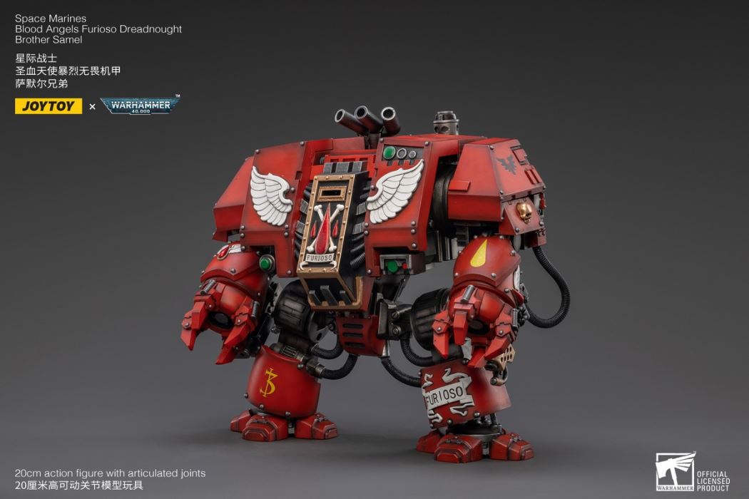 Salamander Eradicator Zawak/Primarch of the Seventh Legion of Rogal Dorn/Violent Dreadnought Mecha Samur 1/18